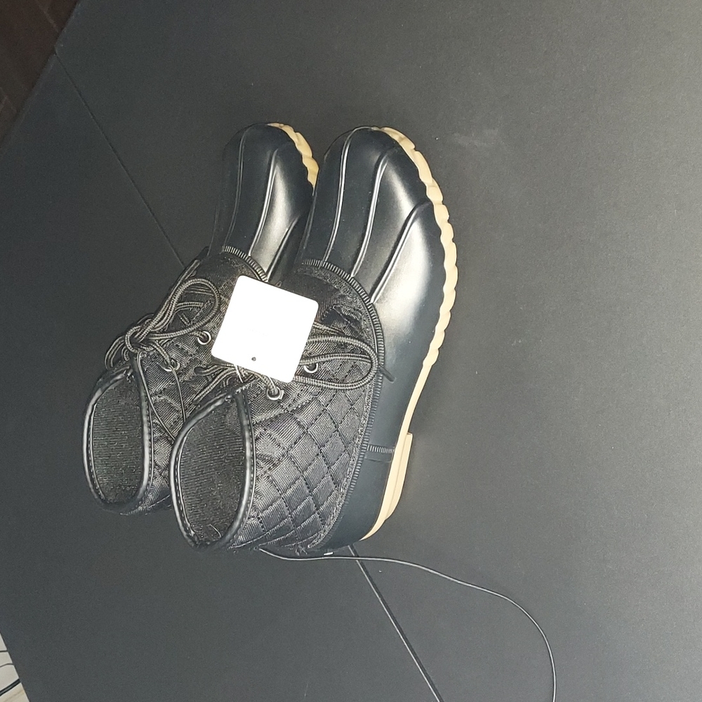 SJB Denton Black/Black Rain Booties 9M
